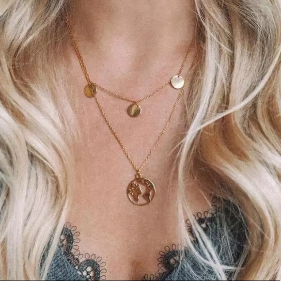 Gold Necklace Gold Necklace Gold Necklace Gold Necklace Gold Necklace - Picture 4 of 6